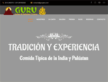 Tablet Screenshot of guruperu.com